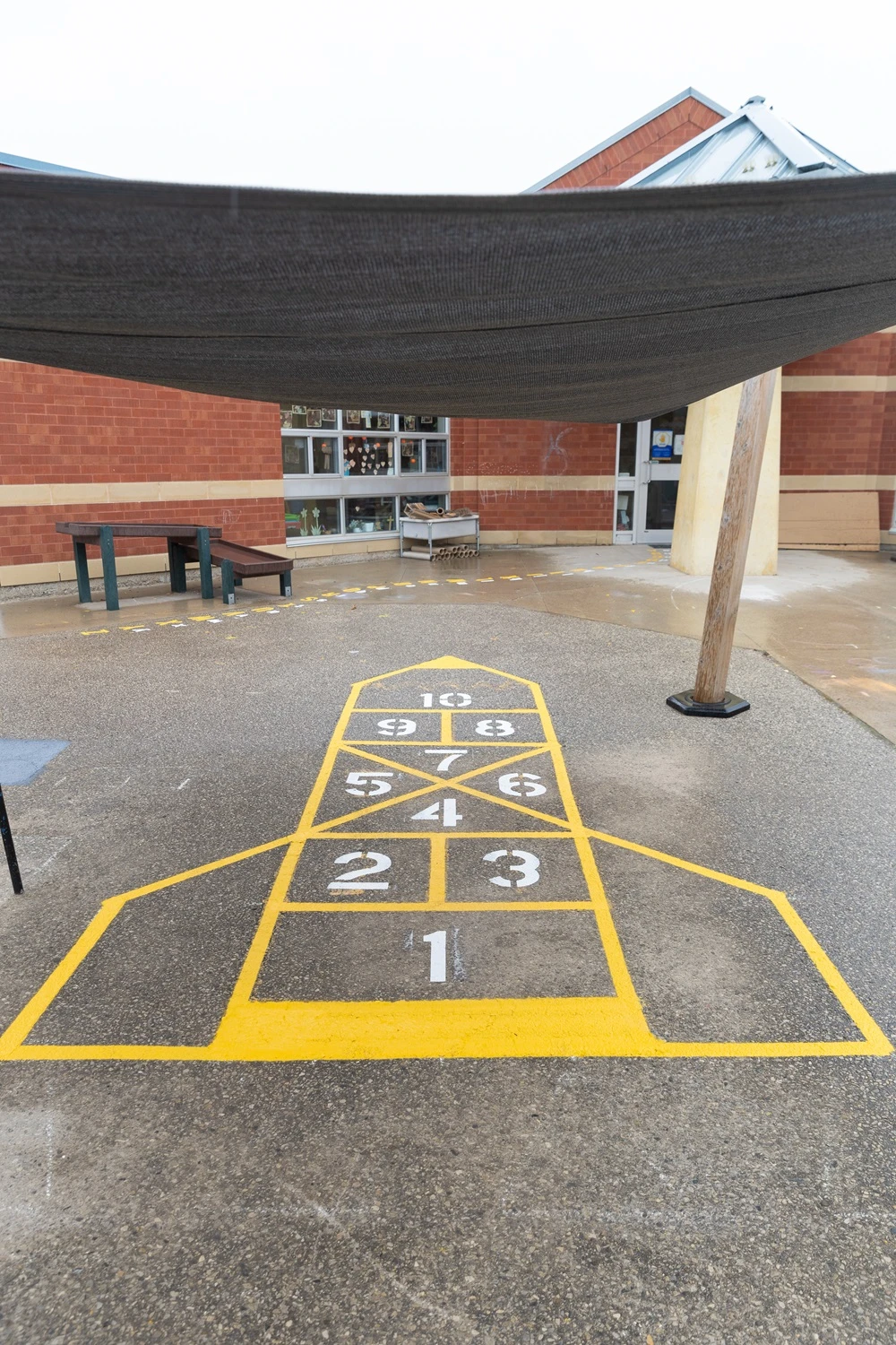 Rocketship hopscotch