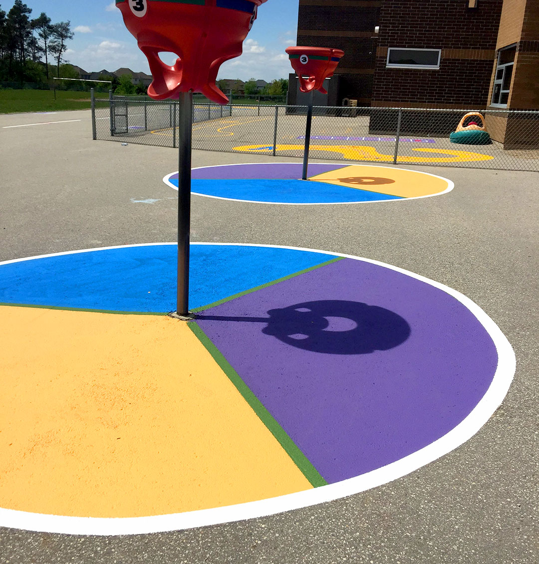 Playground after painting