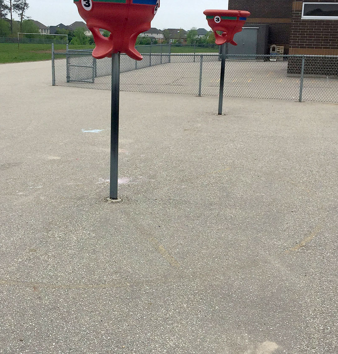 Playground before painting